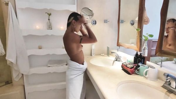 Magia Rosa Small Tits Brunette Masturbates Nude in Tulum Mexico HD - xxxfiles.com - Mexico - Spain on systemporn.com