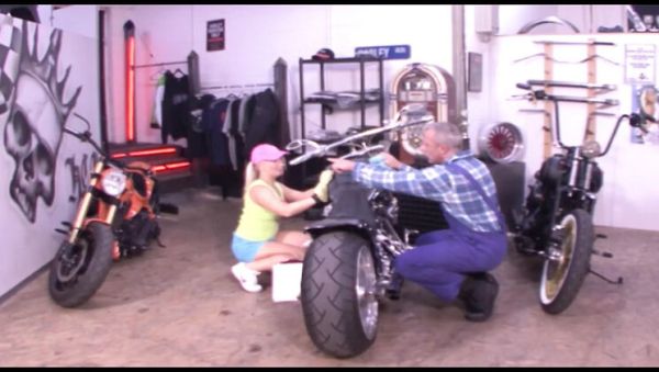 German Blonde Gina Gets Fucked Hard by Two Horny Dudes - Blowjob & Threesome Action - veryfreeporn.com - Germany on systemporn.com