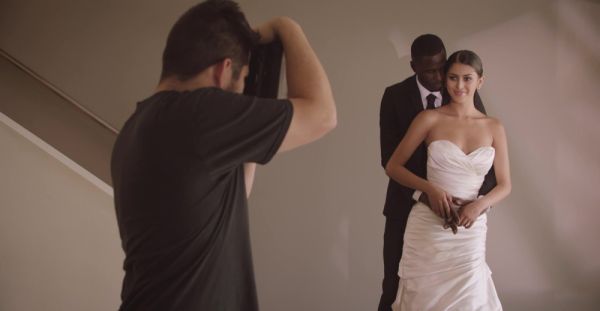 A stunning bride, Sophia Leone, rides a massive black cock with incredible passion. - alphaporno.com on systemporn.com