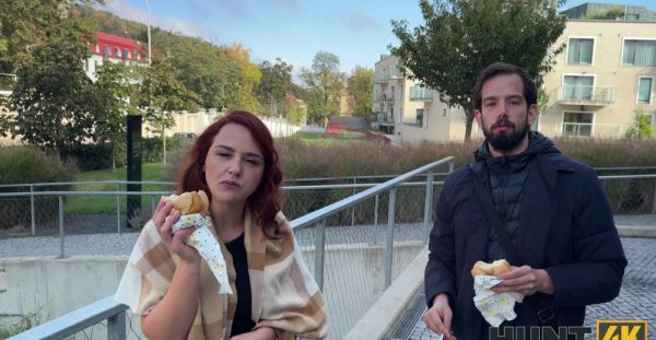 Redhead amateur Norah Juliette gets picked up and fucked in pov style - alphaporno.com on systemporn.com