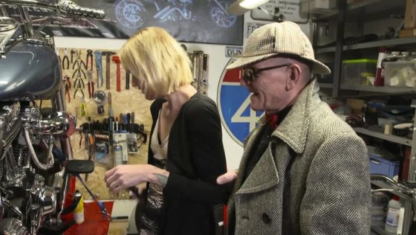 Sexy Blonde Sina Longleg Hard Fuck on Floor with Tattoos - porntry.com on systemporn.com