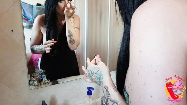 Lady Muffin Puts On Makeup And Gets Fucked Doggy Style By Tommy - veryfreeporn.com on systemporn.com