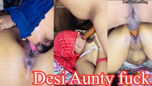 Desi Aunty Hardcore Fucking with 20 Minutes of Oral and Pussy Action - veryfreeporn.com - India on systemporn.com