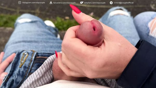 Super Risky Public Handjob on a Bench and Pier - SlipCouple Outdoor Adventure - porntry.com on systemporn.com