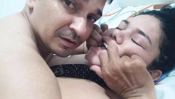 Hot Latina Wife in Fishnet Lingerie Gets Daily Face Fuck and Cum in Mouth - porntry.com - Japan - Colombia on systemporn.com