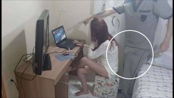 Naughty Teen Home Alone Gets Surprise Visit from Horny Handyman - Hidden Cam Action! - veryfreeporn.com on systemporn.com