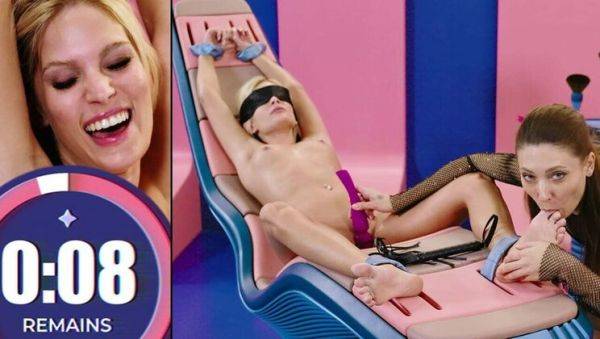 Blonde Lesbian Tickling Orgasms - Foot Fetish Toe Sucking & Tied-Up Fun with Candee Licious & Talia Mint - veryfreeporn.com on systemporn.com