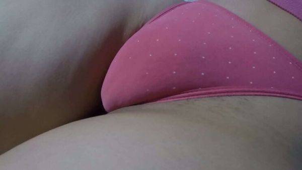 Inmymound Teases in Panties, Reveals Hairy Puffy Pussy on Bed - Panty Fetish & Tight Pussy Play - xxxfiles.com on systemporn.com