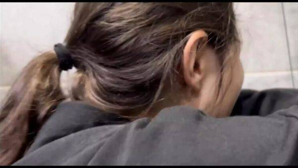 Gym Buddies Turn Lesbian Lovers in Bathroom Sex Challenge - porntry.com - Colombia on systemporn.com