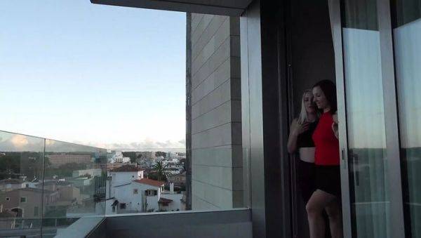 German MILF Liz Rainbow and Ashley Dark in Hot Outdoor Threesome - Big Cock Action - veryfreeporn.com - Germany on systemporn.com