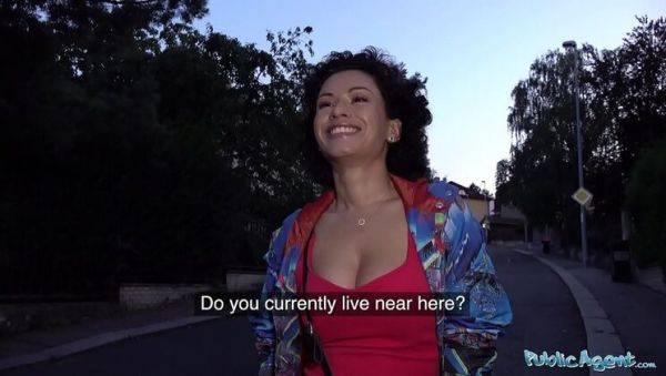 Stacy Bloom Outdoor Fuck in Red Dress - Hairy Pussy Public Sex - xxxfiles.com on systemporn.com