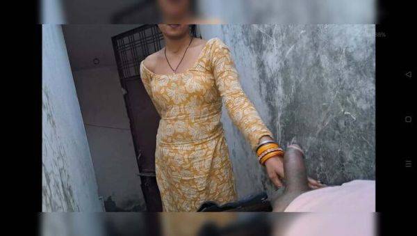 Desi Neighbor Girl Sucks Big Cock in Homemade Blowjob - Cum in Mouth Close-Up - porntry.com - India on systemporn.com