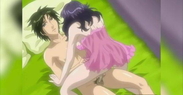 Hentai slut rides her boyfriend until his juicy dick explodes on her clit - alphaporno.com on systemporn.com