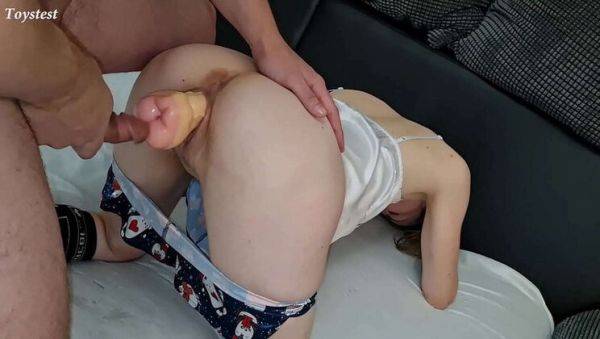 Hardcore Teen Fucks Girlfriend with Huge Toy - Anya Toystest Takes It Deep - veryfreeporn.com on systemporn.com