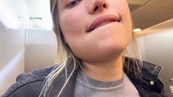 Lesbian Cinema Bathroom Hookup: Pussy Eating & Fingering with a Stranger - porntry.com - Colombia on systemporn.com