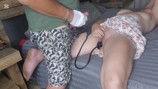 A Lot - Inflatable Dildo Makes Her Cum - desi-porntube.com - India on systemporn.com