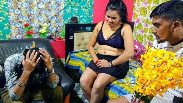 Desi Indian Aunty Caught by Husband Fucking Neighbor's Brother Hardcore - xxxfiles.com - India on systemporn.com