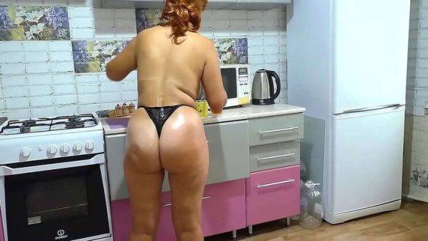 Step Mom in Thong Gives Gentle Blowjob and Anal to Step Son - Homemade MILF Action - porntry.com on systemporn.com