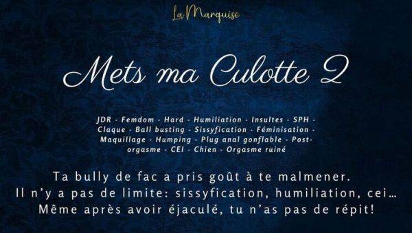 French Femdom Bully Forces Sissy to Wear Panties & Films Humiliation - HD Anal & CEI - porntry.com - France on systemporn.com