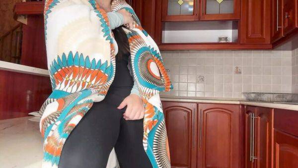 Step Sister Amaya Mori Makes Tea and Fingers Herself to Orgasm in Kitchen - Big Ass Latina Teen HD - porntry.com - Hungary on systemporn.com