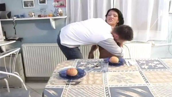 Hot Brunette Stepmom Nia Black Sucks Cock and Begs for Hard Fucking - veryfreeporn.com on systemporn.com