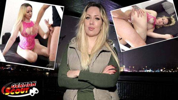 German Scout Marie Cherie Gets Picked Up for First Casting Fuck - Perfect Round Ass Blonde MILF - porntry.com - Germany on systemporn.com