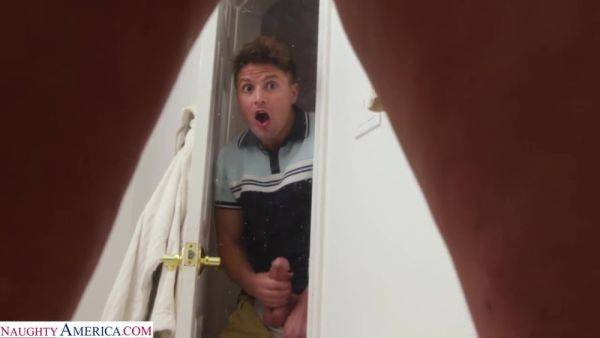 Sexy Blonde Milf Takes Her Stepsons Best Friends Big Cock - Jenna Starr - videomanysex.com on systemporn.com