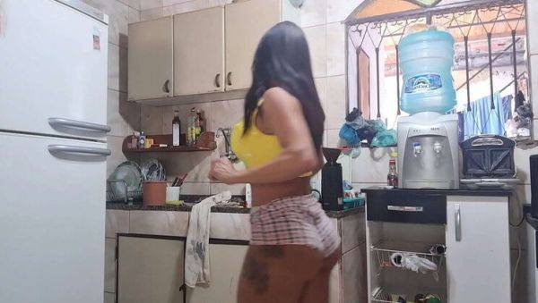 Naughty Latina MILF Bianca Naldy Can't Resist Stepson in Kitchen Fuck - Full Anal Sex Scene - veryfreeporn.com on systemporn.com