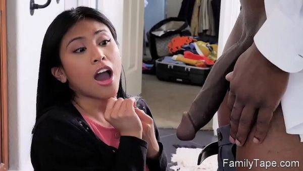 Stepdad's Huge Black Cock Surprises Teen Stepdaughter Ember Snow - veryfreeporn.com on systemporn.com
