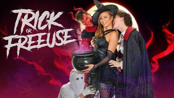 Busty Stepmom Cassie Del Isla Fucked Hard by Three Stepsons in Halloween Costumes - FreeUse Orgy - porntry.com on systemporn.com