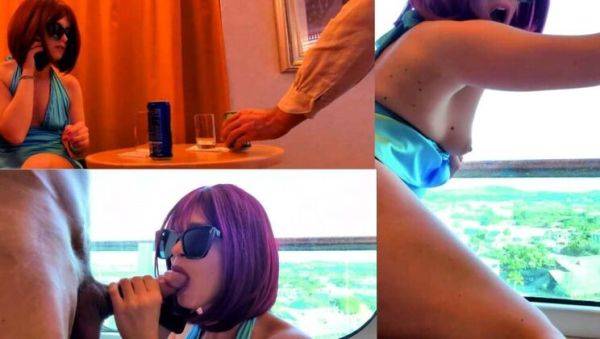 Italian MILF Cuckolds Hubby with Waiter in Hotel Balcony Sex - veryfreeporn.com - Italy on systemporn.com