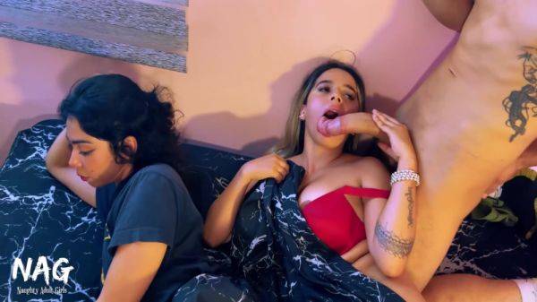 Bring Her Friend To Our Place And I End Up Fucking With Her While She Is By His Side 10 Min - Annie Marin, Leyton Big And Cindy Luna Petite - videohdzog.com - Colombia on systemporn.com