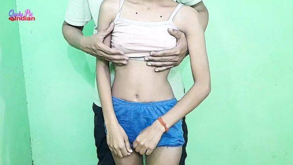 18-Year-Old Desi Virgin Teen Girl First Time Hardcore Anal Fingering with Sir in School College - xxxfiles.com on systemporn.com