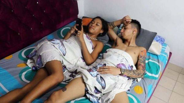 Long Haired Brunette Stepsister Shares Room and Gives Me Intense Orgasms - Homemade POV - porntry.com - India - Colombia on systemporn.com