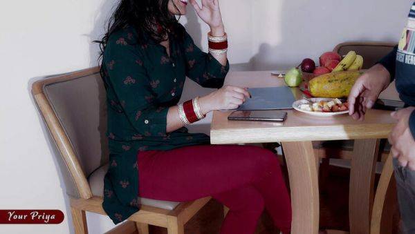 Hot Indian Bhabhi Priya seduces young Devar with flirting and creampie sex - xxxfiles.com - India on systemporn.com