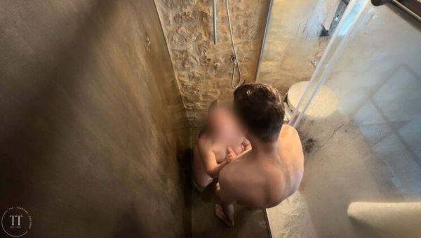 Stepsister Gets a Surprise Shower Blowjob - Big Tits & Big Cock Action - veryfreeporn.com - Germany on systemporn.com