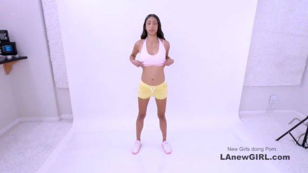 Cutie Pie Has A Hard Time Not Cumming Too Fast - videomanysex.com on systemporn.com