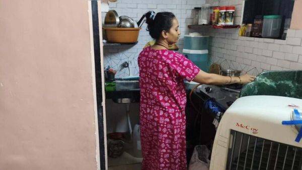 Indian Maid Saree Lift in Kitchen - Hot Desi Sex with Sagita Sharm - porntry.com - Russia - India on systemporn.com