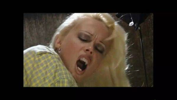 Busty Blonde MILF Takes Double Penetration & Cum in Mouth - Interracial Threesome - porntry.com on systemporn.com