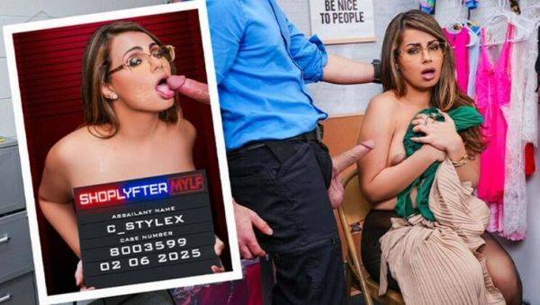 Desperate Librarian Caught Shoplifting Gets Sexy Cavity Search by Cops - Nicky Rebel & C. StyleX - veryfreeporn.com on systemporn.com