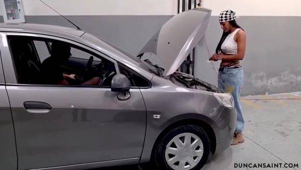 Mechanic Fixes Duncan Saints Car And Charges Him - videomanysex.com on systemporn.com