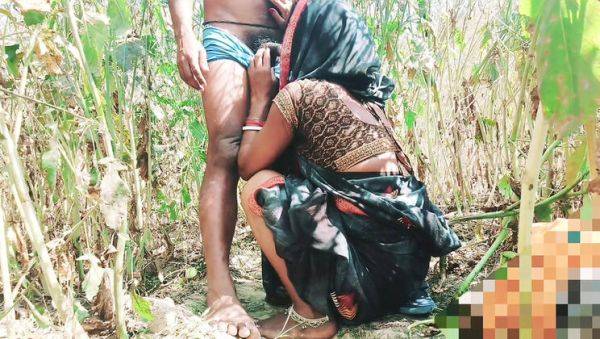 Bengali Bhabhi Fucked Hard in Jungle by Devar - Desi Outdoor Sex with Blowjob and Cumshot - porntry.com - India on systemporn.com