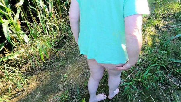 Big Tits Slapped Hard in Cornfield - Outdoor Public BDSM Punishment - xxxfiles.com - Germany on systemporn.com