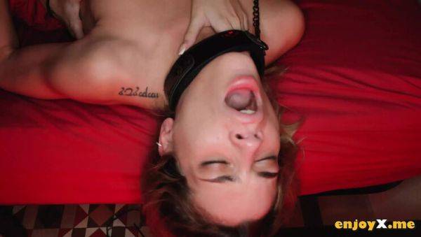 Hot BDSM Lesbian Action: Ada Lapiedra Dominated & Leashed by Angelique Lapiedra - Shaved Pussy, Dildo, 4K - xxxfiles.com on systemporn.com