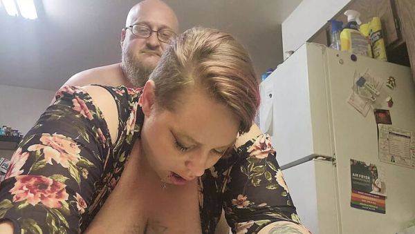 Kitchen Slut Wife Fucked Hard - Big Natural Tits & Deep Throat - xxxfiles.com - Usa on systemporn.com