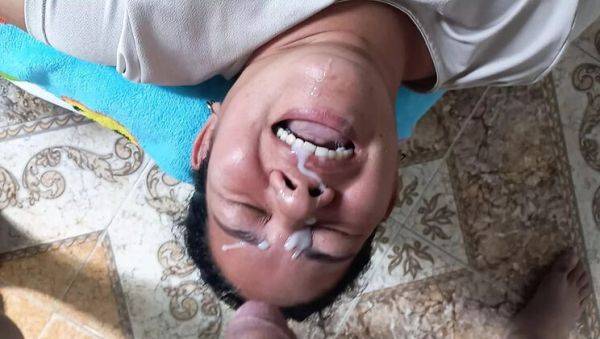 Valkyrieandluigy Takes a Huge Facial - Cum Covered Face & Swallowing Loads - xxxfiles.com - Germany - Colombia on systemporn.com