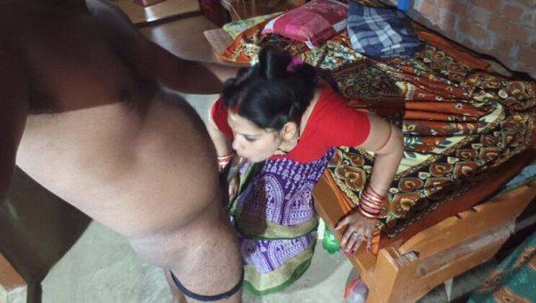 Desi Wife Sona Bhabhi Face Fucked Hard By Stepbrother's Big Dick - Red Blouse Boob Press - xxxfiles.com - India on systemporn.com