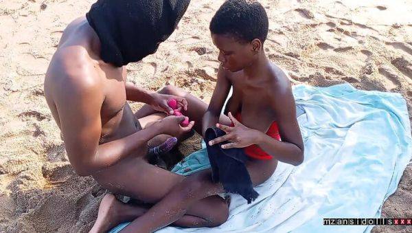 18yo Black Teen Fucked Hard on Beach - Amateur Missionary Sex - porntry.com - South Africa on systemporn.com