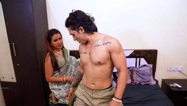 Desi Indian Wife Gives Hot Body Massage and Hardcore Sex to Husband - Blowjob, Creampie, Doggy Style - veryfreeporn.com - India on systemporn.com