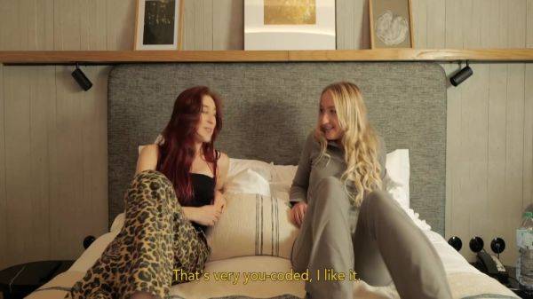 Chloe Chevalier And Madelaine Rousset - Truth Or Dare Turning French Girls Into Lesbians - Strap-on-me Toy 10 Min - videohdzog.com - France on systemporn.com